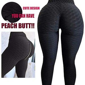 2 TikTok Leggings Black
